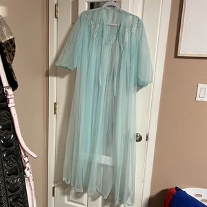 Keysar womens button up night gown